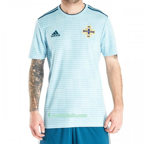 Camisolas de Futebol Irlanda do Norte Equipamento Alternativa 2018 Manga Curta Camisolas de Futebol Irlanda do Norte Equipamento Alternativa 2018 Manga Curta
